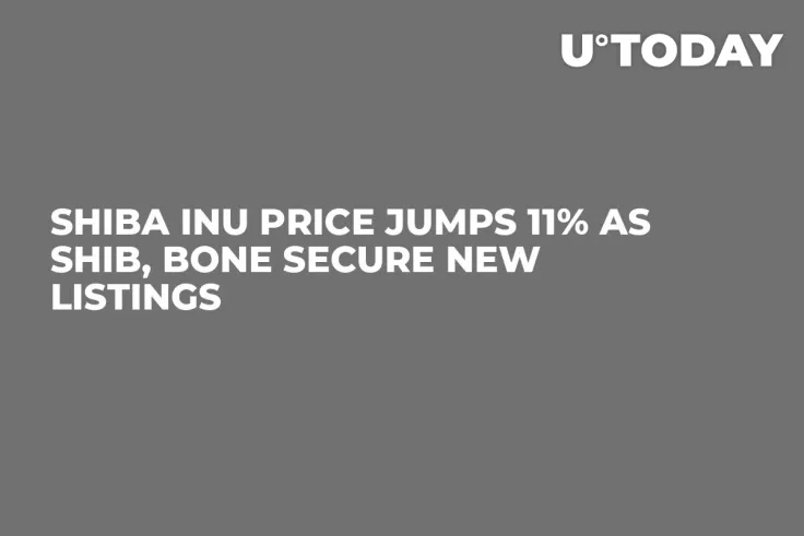 Shiba Inu Price Jumps 11% as SHIB, BONE Secure New Listings