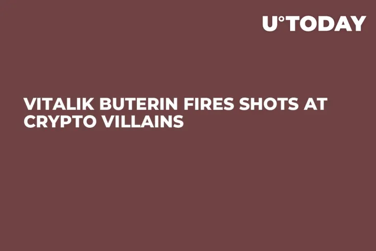 Vitalik Buterin Fires Shots at Crypto Villains