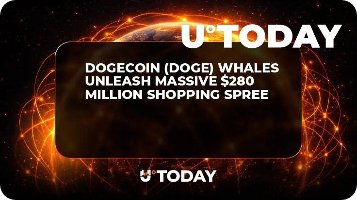 Dogecoin (DOGE) Whales Unleash Massive $280 Million Shopping Spree