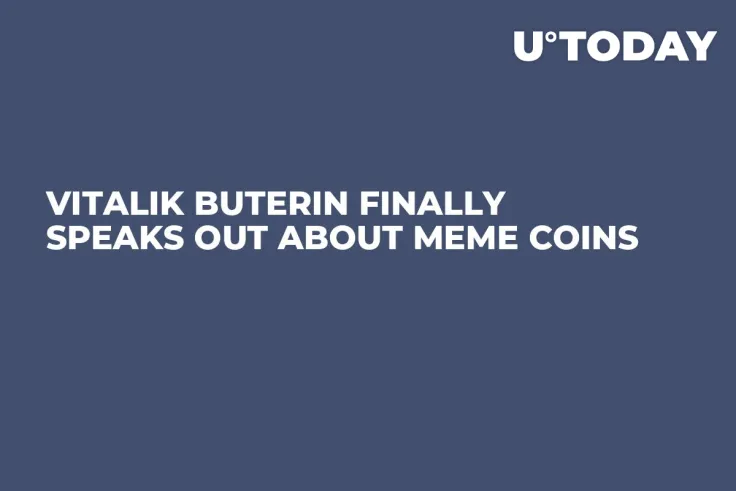 Vitalik Buterin Finally Speaks Out About Meme Coins