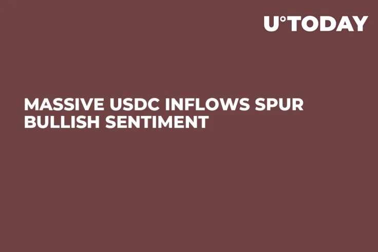 Massive USDC Inflows Spur Bullish Sentiment 