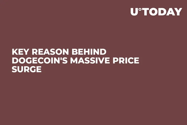 Key Reason Behind Dogecoin's Massive Price Surge 