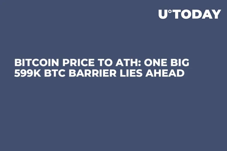 Bitcoin Price to ATH: One Big 599K BTC Barrier Lies Ahead