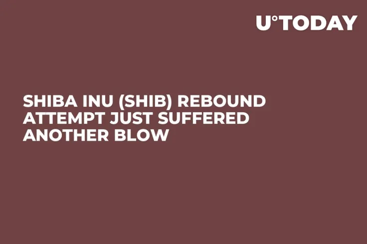 Shiba Inu (SHIB) Rebound Attempt Just Suffered Another Blow