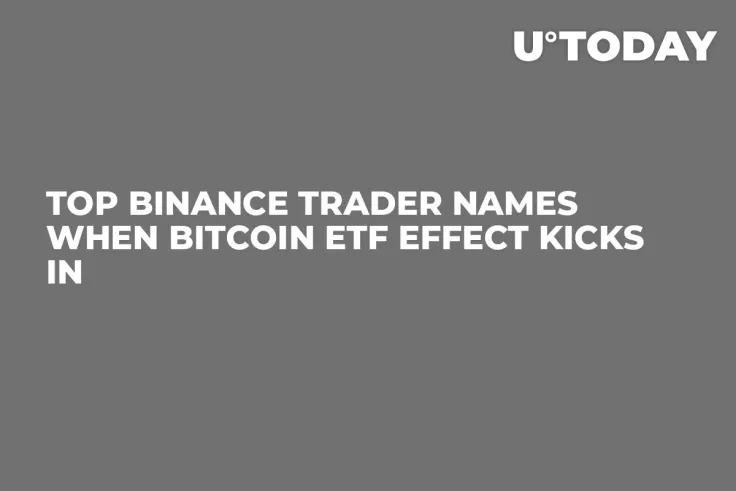 Top Binance Trader Names When Bitcoin ETF Effect Kicks In