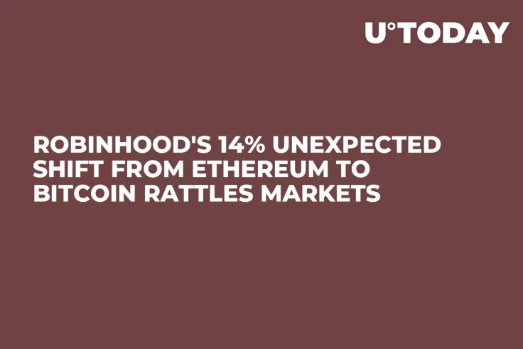 Robinhood's 14% Unexpected Shift From Ethereum to Bitcoin Rattles Markets