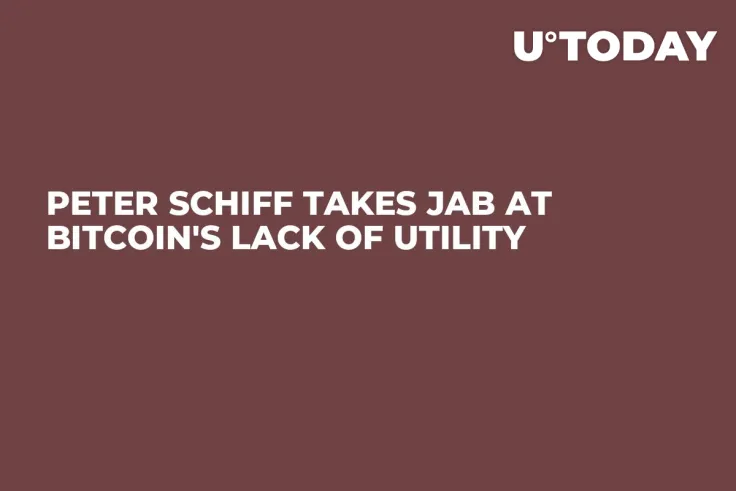 Peter Schiff Takes Jab at Bitcoin's Lack of Utility