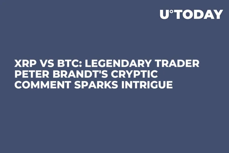 XRP vs BTC: Legendary Trader Peter Brandt's Cryptic Comment Sparks Intrigue