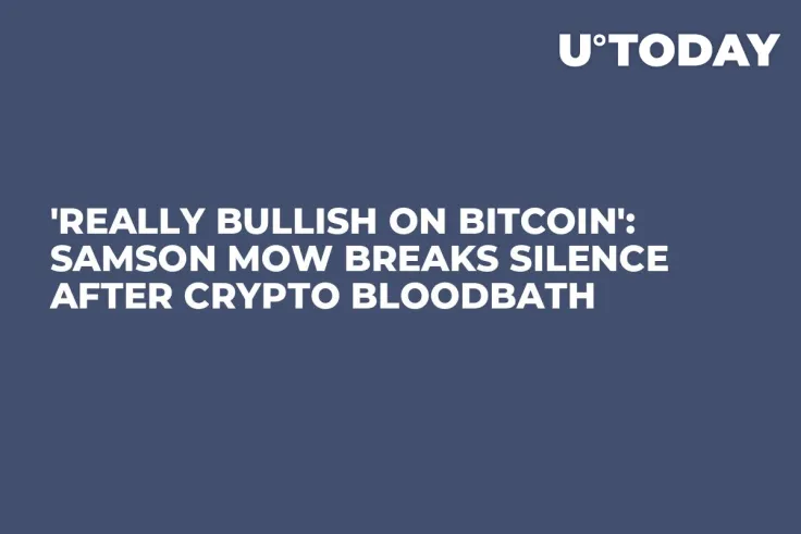 'Really Bullish on Bitcoin': Samson Mow Breaks Silence After Crypto Bloodbath