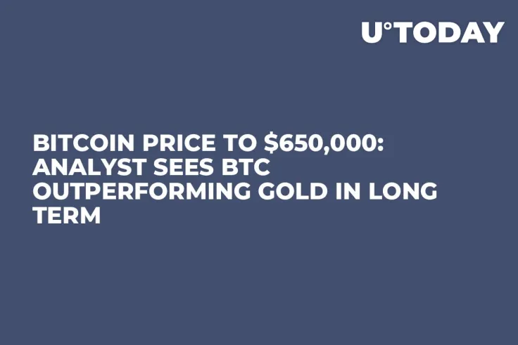 Bitcoin Price to $650,000: Analyst Sees BTC Outperforming Gold in Long Term