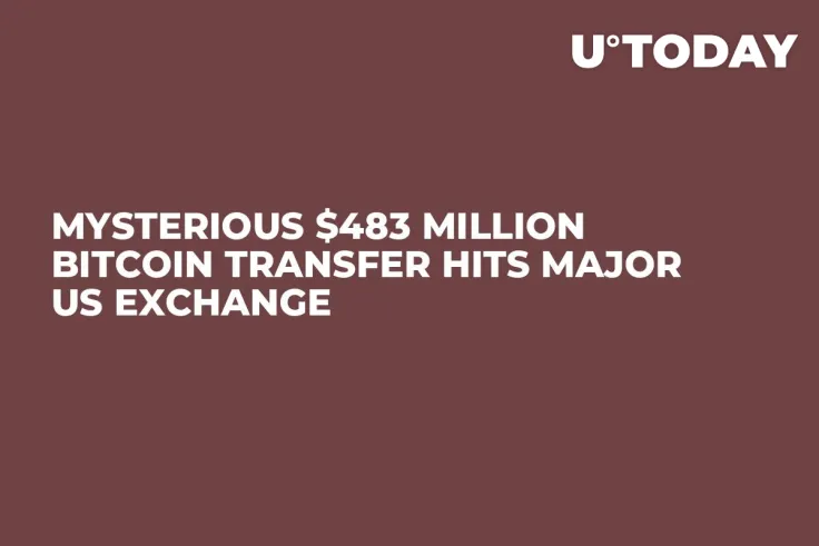 Mysterious $483 Million Bitcoin Transfer Hits Major US Exchange