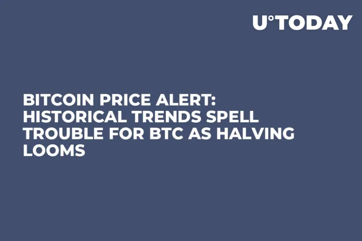 Bitcoin Price Alert: Historical Trends Spell Trouble for BTC as Halving Looms
