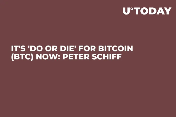 It's 'Do or Die' for Bitcoin (BTC) Now: Peter Schiff