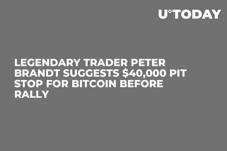 Legendary Trader Peter Brandt Suggests $40,000 Pit Stop for Bitcoin Before Rally