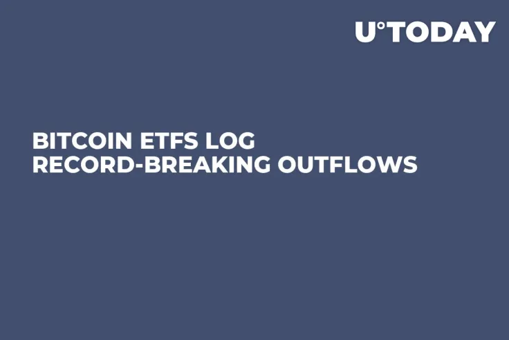 Bitcoin ETFs Log Record-Breaking Outflows