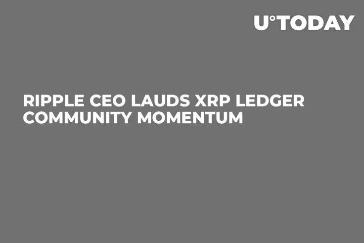 Ripple CEO Lauds XRP Ledger Community Momentum