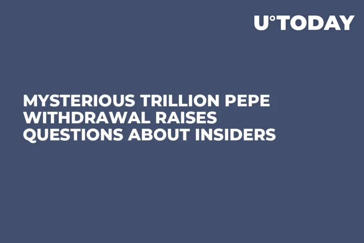 Mysterious Trillion PEPE Withdrawal Raises Questions About Insiders