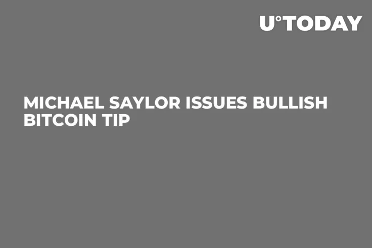 Michael Saylor Issues Bullish Bitcoin Tip