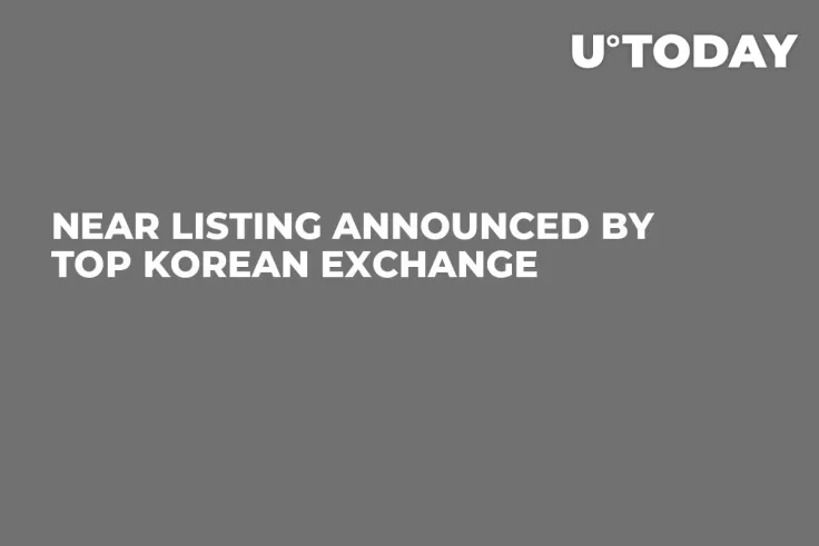 NEAR Listing Announced by Top Korean Exchange