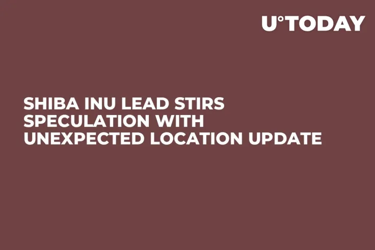 Shiba Inu Lead Stirs Speculation With Unexpected Location Update