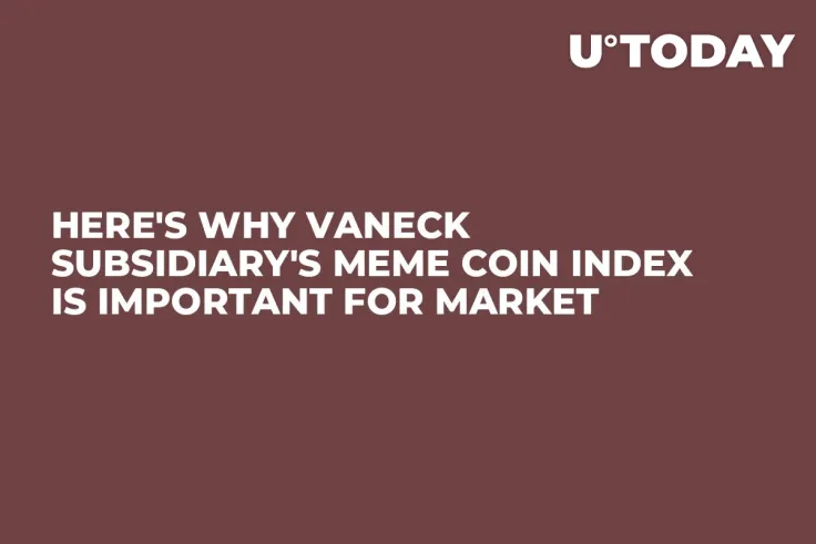 Here's Why VanEck Subsidiary's Meme Coin Index Is Important for Market