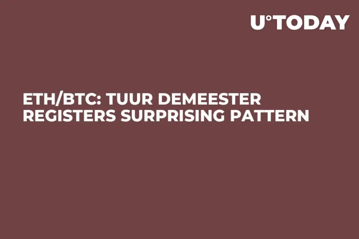 ETH/BTC: Tuur Demeester Registers Surprising Pattern