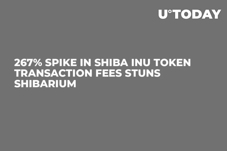 267% Spike in Shiba Inu Token Transaction Fees Stuns Shibarium