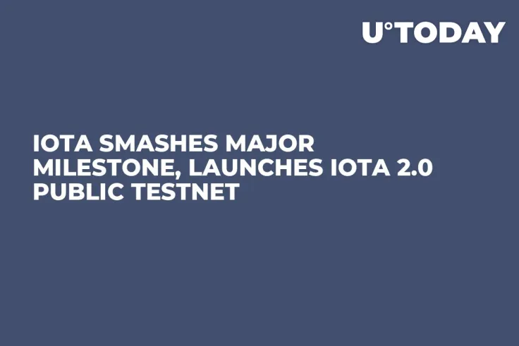 IOTA Smashes Major Milestone, Launches IOTA 2.0 Public Testnet