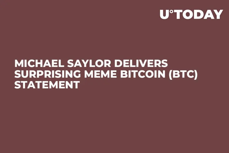 Michael Saylor Delivers Surprising Meme Bitcoin (BTC) Statement
