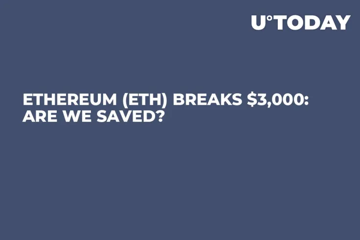 Ethereum (ETH) Breaks $3,000: Are We Saved?