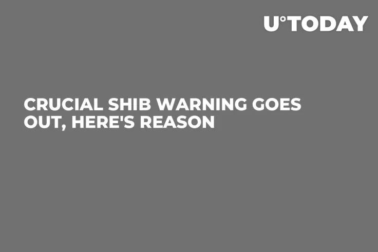 Crucial SHIB Warning Goes Out, Here's Reason