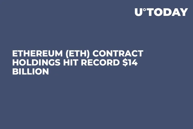 Ethereum (ETH) Contract Holdings Hit Record $14 Billion