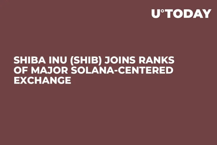 Shiba Inu (SHIB) Joins Ranks of Major Solana-Centered Exchange