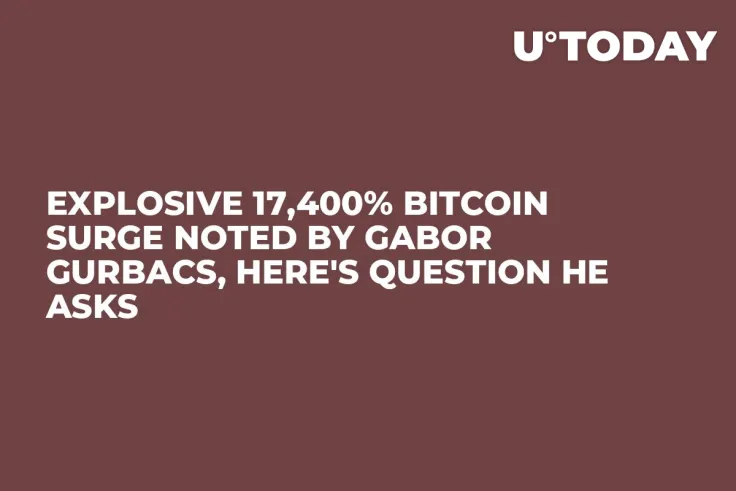Explosive 17,400% Bitcoin Surge Noted by Gabor Gurbacs, Here's Question He Asks