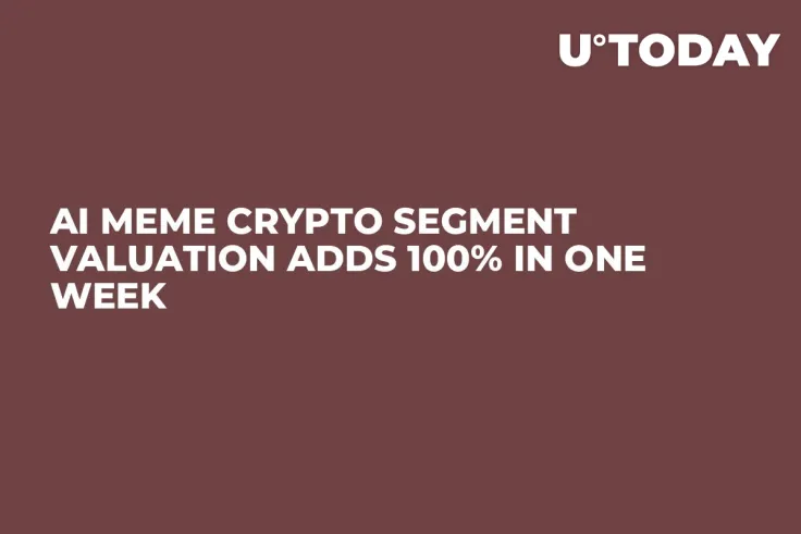 AI Meme Crypto Segment Valuation Adds 100% in One Week
