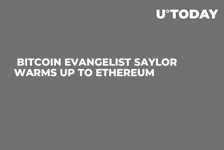  Bitcoin Evangelist Saylor Warms Up to Ethereum 