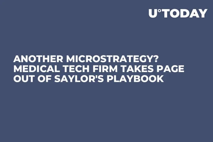 Another MicroStrategy? Medical Tech Firm Takes Page Out of Saylor's Playbook 