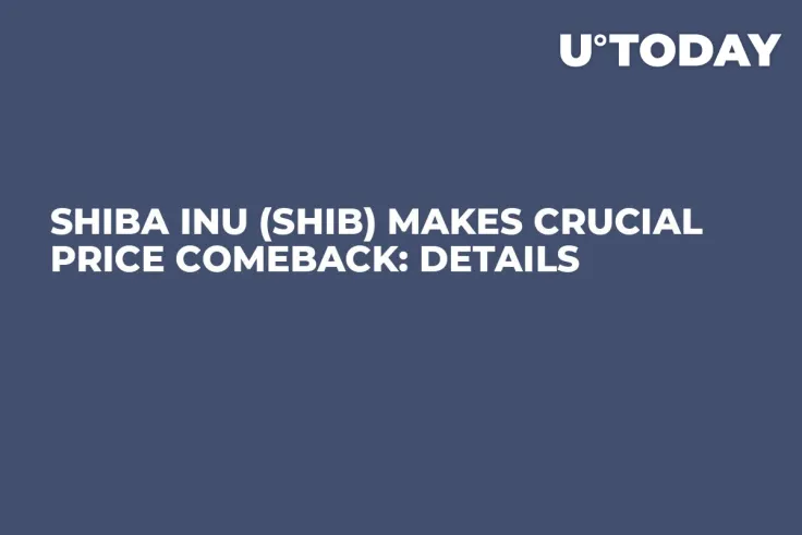 Shiba Inu (SHIB) Makes Crucial Price Comeback: Details 