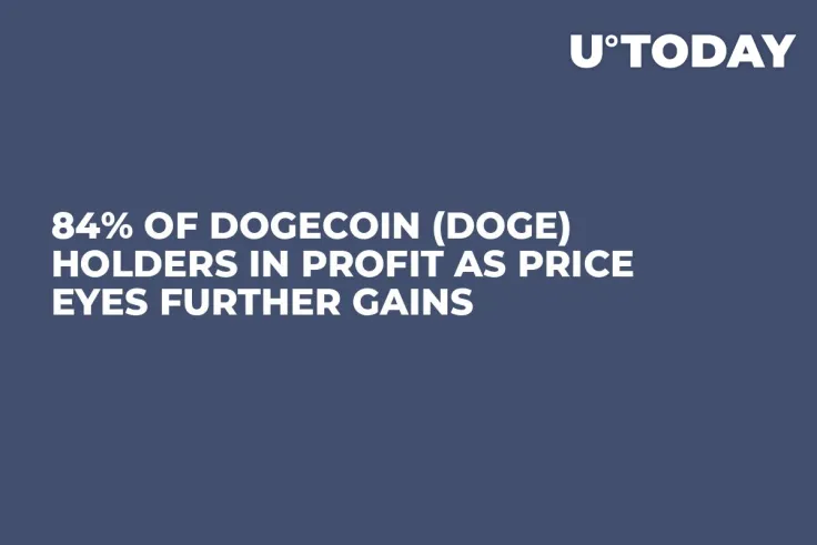 84% of Dogecoin (DOGE) Holders in Profit as Price Eyes Further Gains