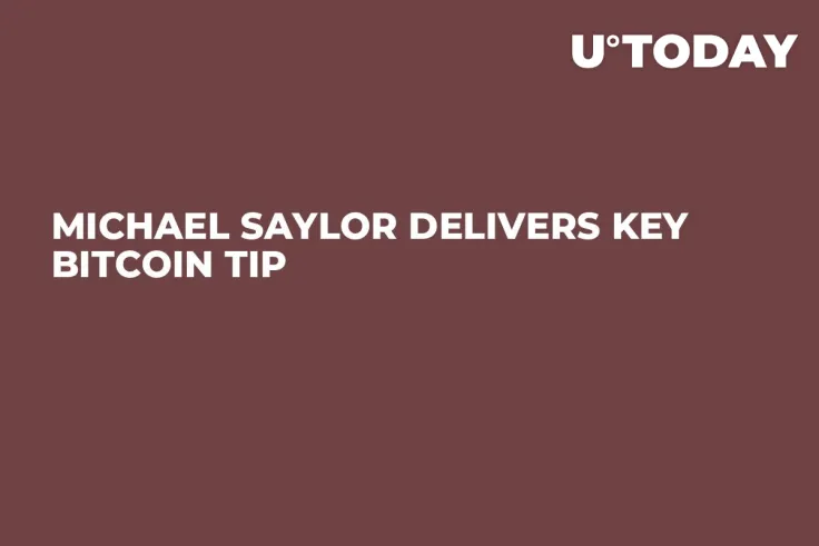 Michael Saylor Delivers Key Bitcoin Tip
