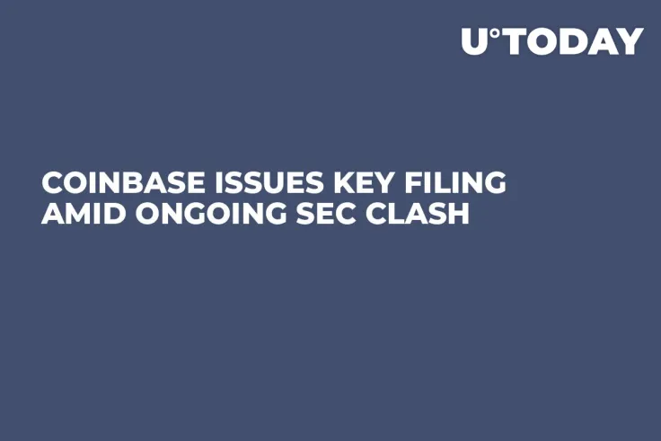 Coinbase Issues Key Filing Amid Ongoing SEC Clash