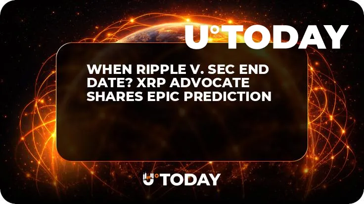 When Ripple v. SEC End Date? XRP Advocate Shares Epic Prediction