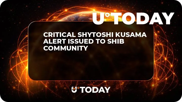 Critical Shytoshi Kusama Alert Issued to SHIB Community