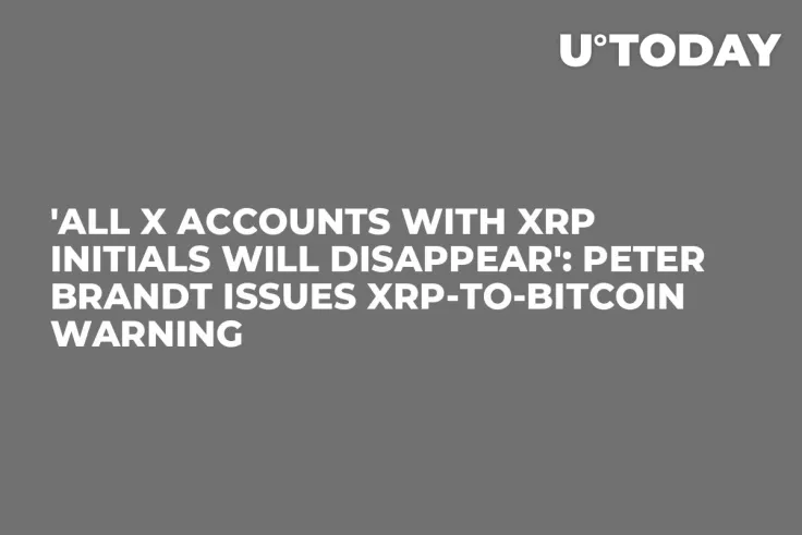 'All X Accounts with XRP Initials Will Disappear': Peter Brandt Issues XRP-to-Bitcoin Warning