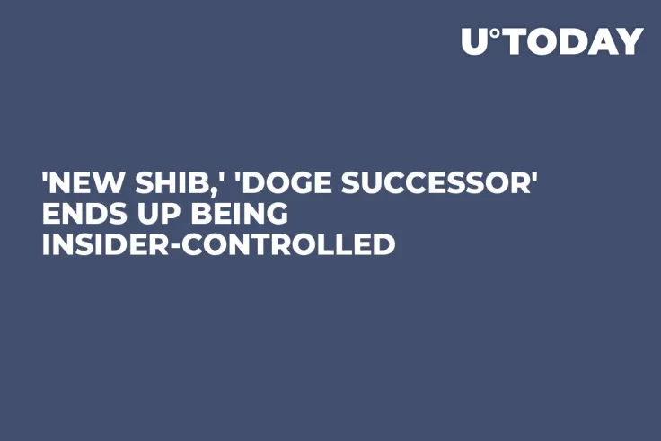 'New SHIB,' 'DOGE Successor' Ends up Being Insider-Controlled