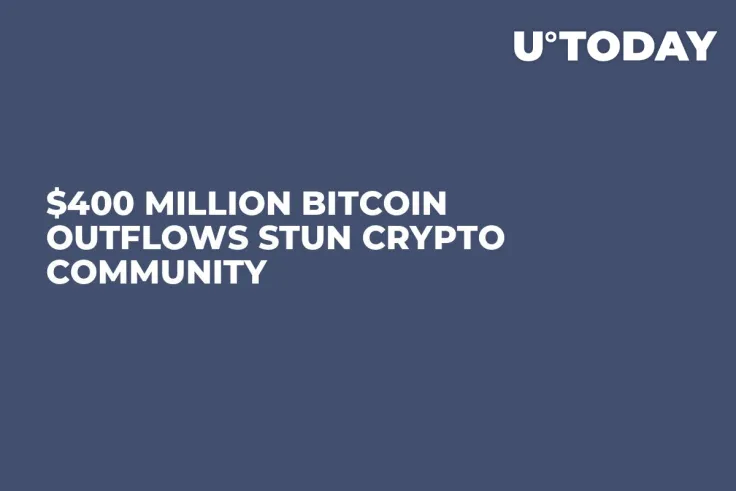 $400 Million Bitcoin Outflows Stun Crypto Community