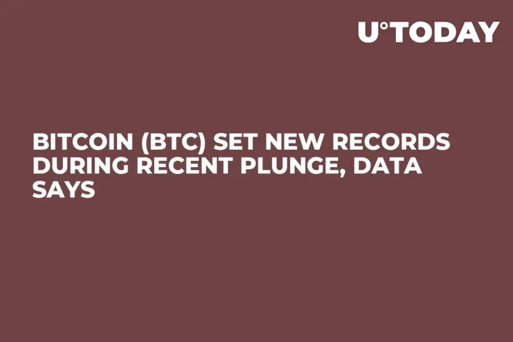Bitcoin (BTC) Set New Records During Recent Plunge, Data Says
