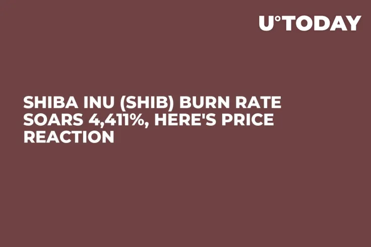 Shiba Inu (SHIB) Burn Rate Soars 4,411%, Here's Price Reaction