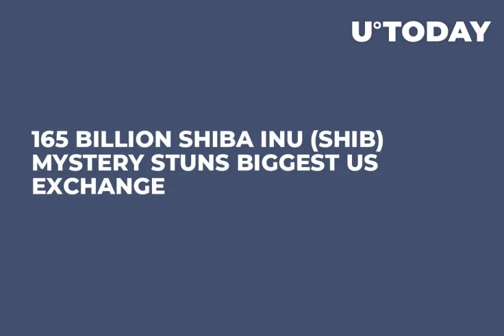 165 Billion Shiba Inu (SHIB) Mystery Stuns Biggest US Exchange