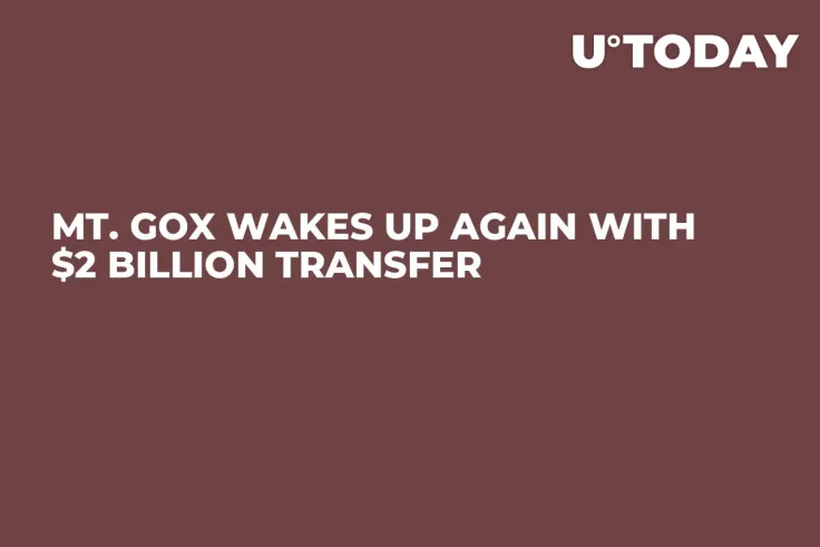 Mt. Gox Wakes up Again With $2 Billion Transfer